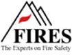 white red and black fires logo image