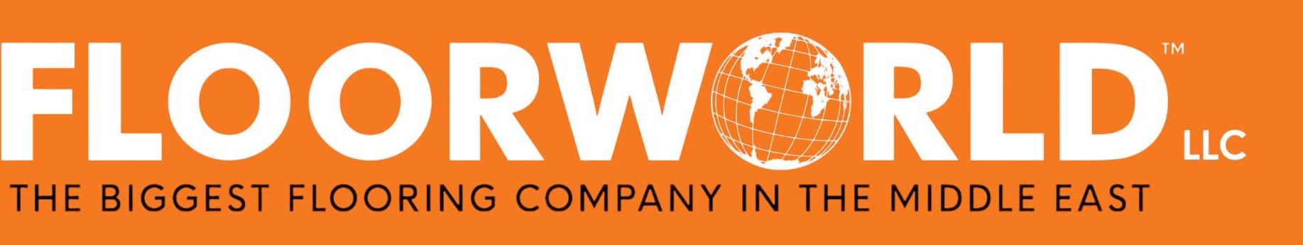 white orange and black floorworld llc logo image